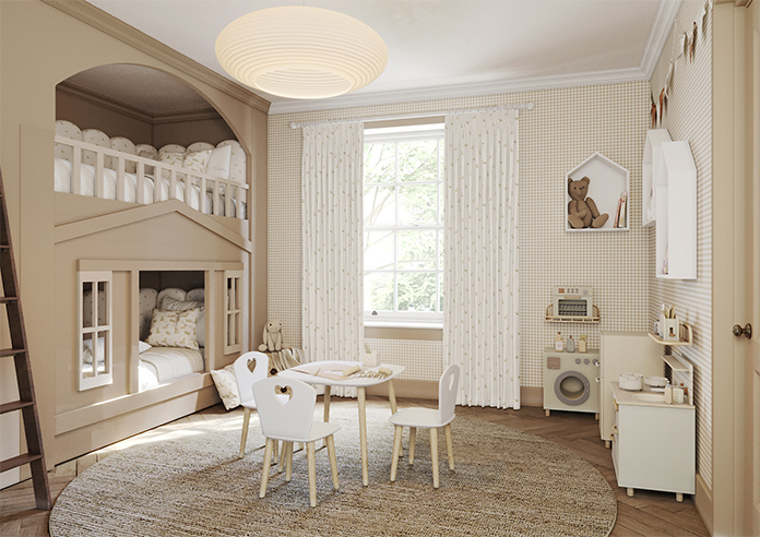 Dasching About, Puppy Biscuit - Made to Measure Curtains - Image 7